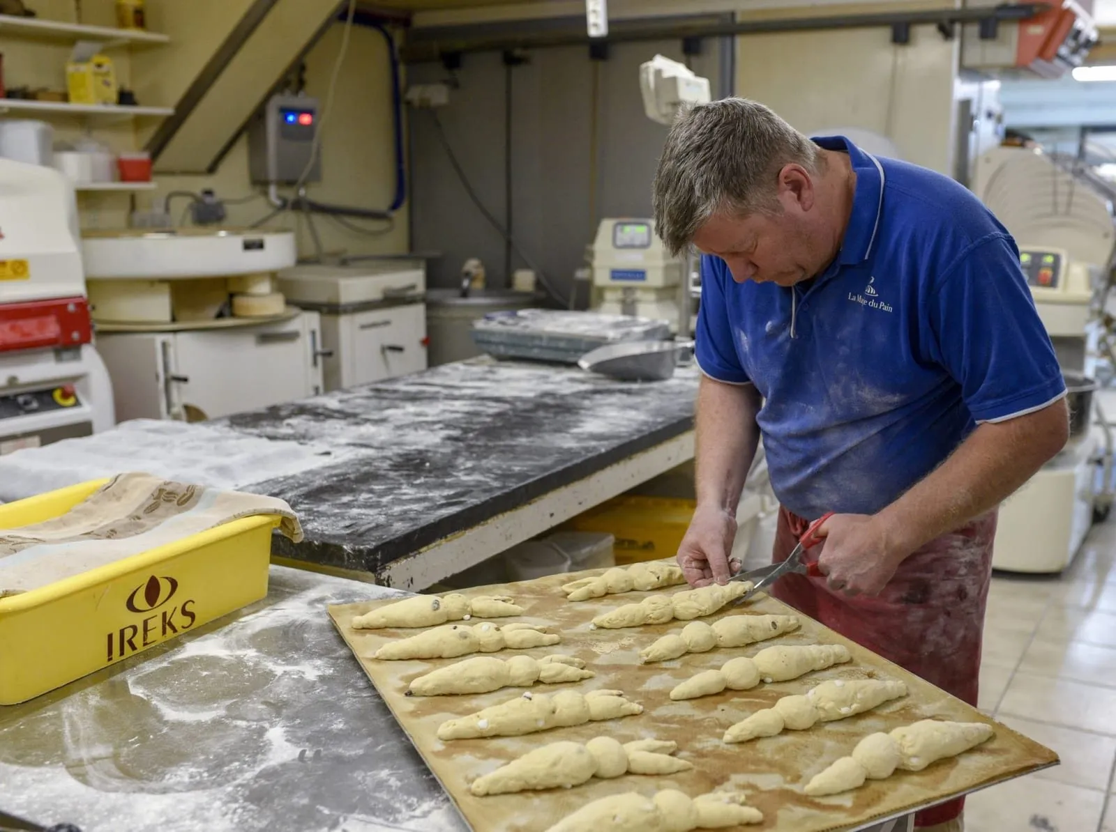 Broden vormen in het atelier